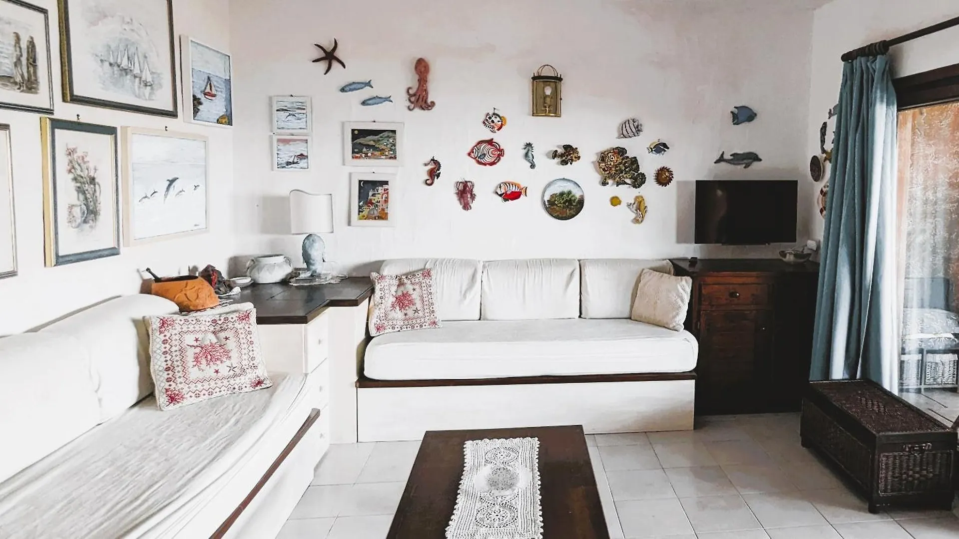 Appartamento Vista Mare A 150M Dalla Spiaggia Costa Corallina Vakantiehuis